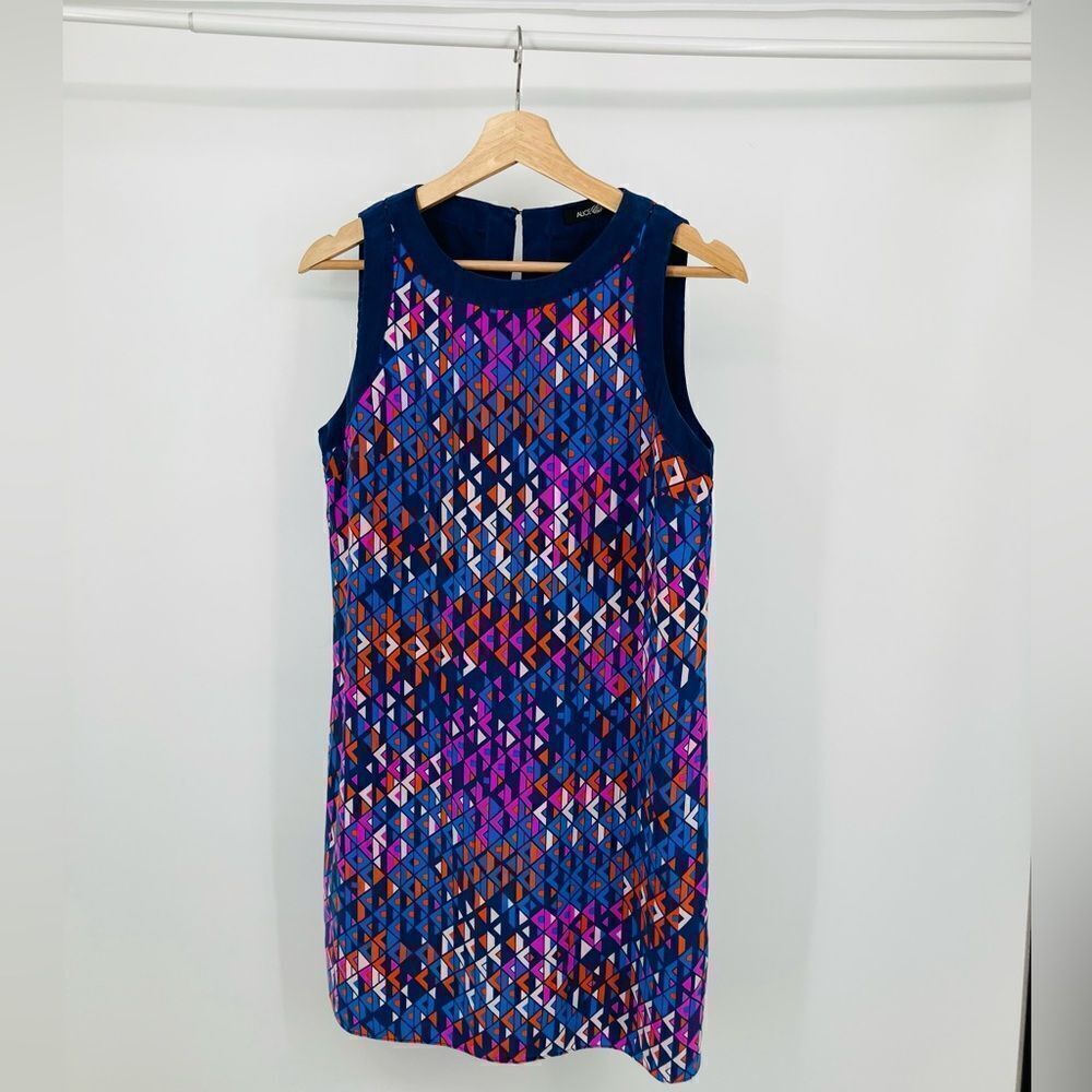 Alice & Trixie | 💯 silk Retro / Mod style dress | size small